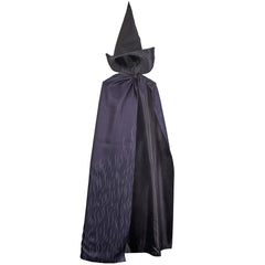 Wicked (2024) Elphaba Black Cosplay Cloak Costume Outfits Halloween Carnival Suit