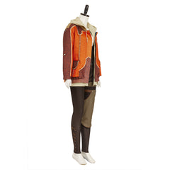 Monster Hunter Wilds (2025) Alma Orange Jacket Set Outfits Cosplay Costume