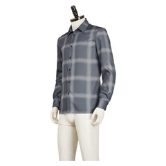 Daredevil: Born Again (2025) Matthew Murdock Gray Plaid Shirt Outfits Cosplay Costume