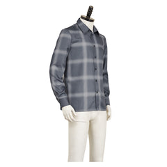 Daredevil: Born Again (2025) Matthew Murdock Gray Plaid Shirt Outfits Cosplay Costume