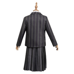 Kids Children Jenna Ortega School Unform Dress Cosplay Outfits Costume Halloween Carnival Suit