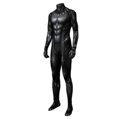 Black Panther T'Challa Jumpsuit Outfits Cosplay Costume Halloween Carnival Suit