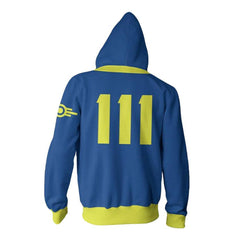 TV Fallout 2024 Hoodie Vault #111 3D Printed Zip Up Sweatshirt Halloween Carnival Suit