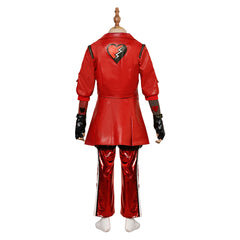 Kids Children Descendants: The Rise Of Red (2024) Red Set Outfits Cosplay Costume Halloween Carnival Suit