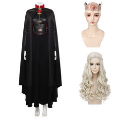 TV House Of The Dragon Rhaenyra Targaryen Season 1 Cosplay Costume Halloween Carnival Disguise Suit