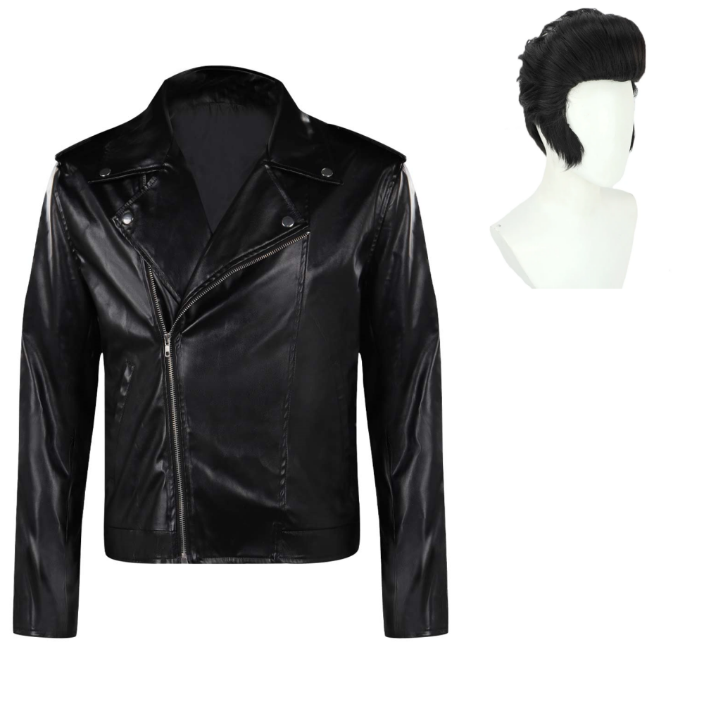 Movie Grease Danny T-birds Cosplay Costume Jacket Coat Outfits Halloween Carnival Party Disguise Suit