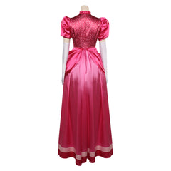 Movie The Super Mario Bros. Movie-peach Cosplay Costume Dress Outfits Halloween Carnival Party Suit