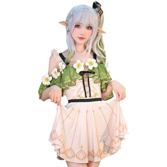 Genshin Impact Nahida Cosplay Costume Swimsuit Outfits Halloween Carnival Party Disguise Suit