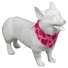 Movie Barbie 2023 Barbie Pink Scarf Dogs Pet Outfits Cosplay Costume Suit