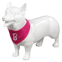 Barbie 2023 Barbie Pink And Blue Printed Scarf Dogs Pet Outfits Cosplay Costume Suit