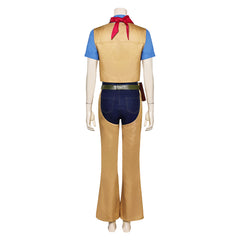 Movie Princess Peach: Showtime! 2024 Brown Cowboy Set Outfits Cosplay Costume Halloween Carnival Suit