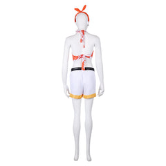 Final Fantasy VII Rebirth 2024 Yuffie Kisaragi White Swimsuit Outfits Cosplay Costume Halloween Carnival Suit