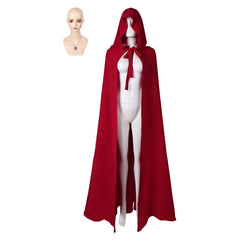 Snow White (2025) Princess Snow White Red Cloak Necklace Outfits Cosplay Costume Props Accessories