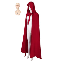 Snow White (2025) Princess Snow White Red Cloak Necklace Outfits Cosplay Costume Props Accessories