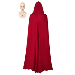 Snow White (2025) Princess Snow White Red Cloak Necklace Outfits Cosplay Costume Props Accessories