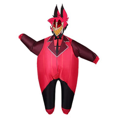 TV Hazbin Hotel Alastor Inflatable Blowup Fancy Party Outfits Cosplay Costume Halloween Carnival Suit