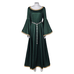 TV House of the Dragon Season 2 (2024) Alicent Hightower Wide Sleeve Dress Outfits Cosplay Costume Halloween Carnival Suit