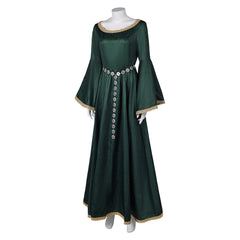 TV House of the Dragon Season 2 (2024) Alicent Hightower Wide Sleeve Dress Outfits Cosplay Costume Halloween Carnival Suit