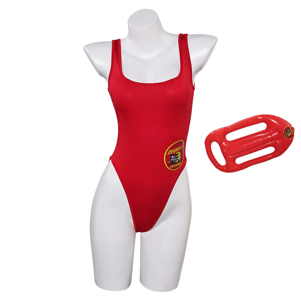 TV Baywatch (2024) C.J. Parker Red Swimsuit Cosplay Costume Outfits Beach Wear Halloween Carnival Suit