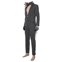 Movie The Nightmare Before Christmas Jack Skellington Uniform Cosplay Costume