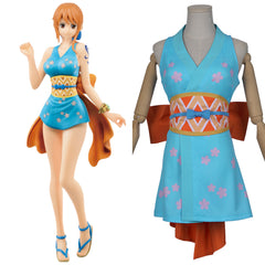 Anime One Piece Wanokuni Style Nami Outfit Wano Country Nami Halloween Carnival Costume Cosplay Costume
