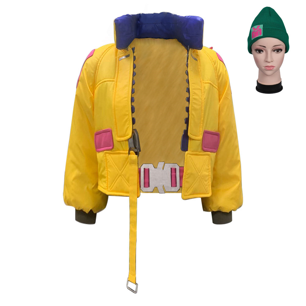 Game Valorant Killjoy Yellow Coat Bag Outfit Halloween Carnival Suit Cosplay Costume