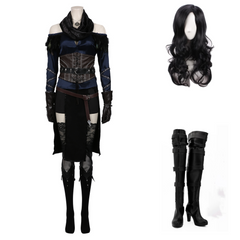 TV The Witcher 3: Wild Hunt Top Skirt Outfit Yennefer Halloween Carnival Suit Cosplay Costume