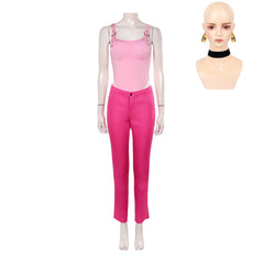 Takako Uro Pink Vest Pants Outfits Cosplay Costume Halloween Suit