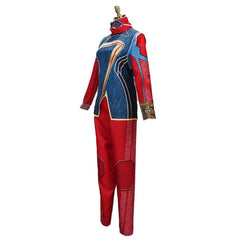 Kids Children Movie Captain Fantastic Kamala Khan Red Set Outfits Cosplay Costume Halloween Carnival Suit