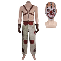 TV Twisted Metal 2023 Sweet Tooth Clown Outfits Cosplay Costume Halloween Carnival Suit