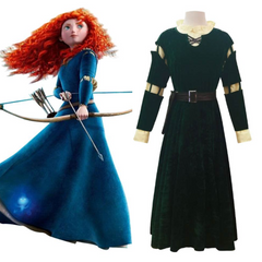 Brave Merida Cosplay Costume Outfits Halloween Carnival Party Disguise Suit