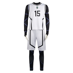 Anime Blue Lock Football Uniform Cosplay Costume Top Shorts Outfits Halloween Carnival Suit