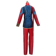 Kids Children Movie Captain Fantastic Kamala Khan Red Set Outfits Cosplay Costume Halloween Carnival Suit