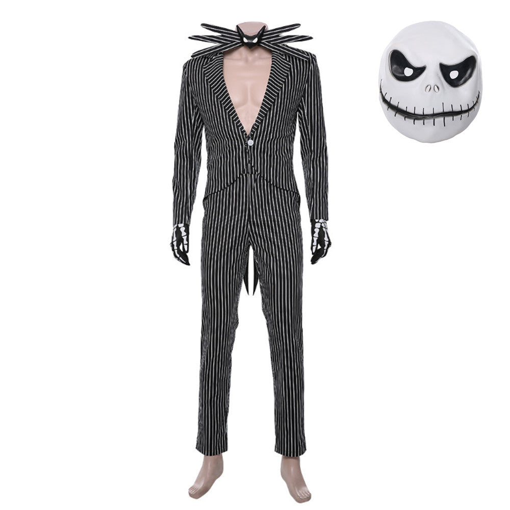 The Nightmare Before Christmas Jack Skellington Uniform Cosplay Costume