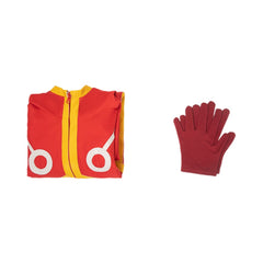 Anime One Piece Luffy Red Coat Outfits Cosplay Costume Halloween Carnival Suit