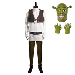 Movie Shrek Forever After Shrek 4 Cosplay Costume Shrek Mens Outfits Halloween Carnival Suit