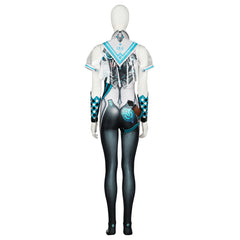 Stellar Blade 2024 Eve White Jumpsuit Outfits Cosplay Costume Halloween Carnival Suit