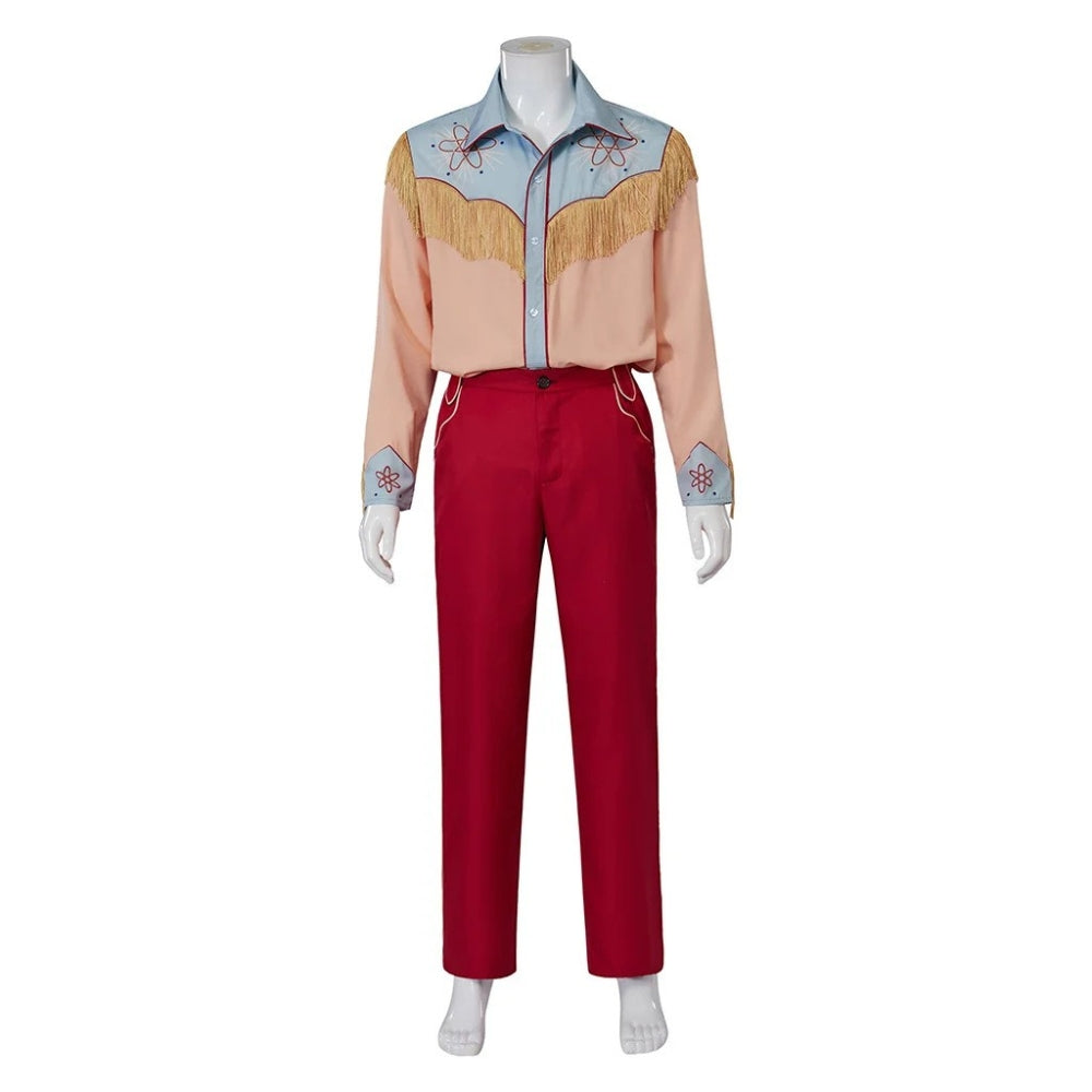 Movie Back To The Future Marty McFly Cowboy Outfits Cosplay Costume Halloween Carnival Suit