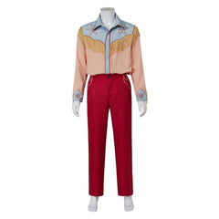 Movie Back To The Future Marty McFly Cowboy Outfits Cosplay Costume Halloween Carnival Suit