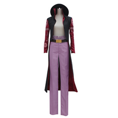 One Piece Dracule Mihawk Purple Cosplay Costume Outfits Halloween Carnival Suit