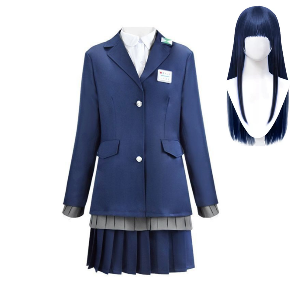 Anime The Dangers In My Heart Season 2 (2024) Luminasta Blue Uniform Set Outfits Cosplay Costume Halloween Carnival Suit