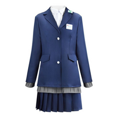 Anime The Dangers In My Heart Season 2 (2024) Luminasta Blue Uniform Set Outfits Cosplay Costume Halloween Carnival Suit