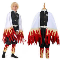 Kids Children Anime Kyoujurou Coat Pants Cloak Outfits Cosplay Costume Halloween Carnival Suit