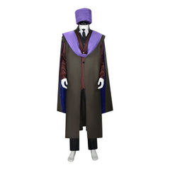 Quirinus Quirrell Purple Black Outfits Cosplay Costume Halloween Carnival Suit