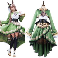 Anime Satono Diamond Green Dress Cosplay Costume Outfits Halloween Carnival Suit