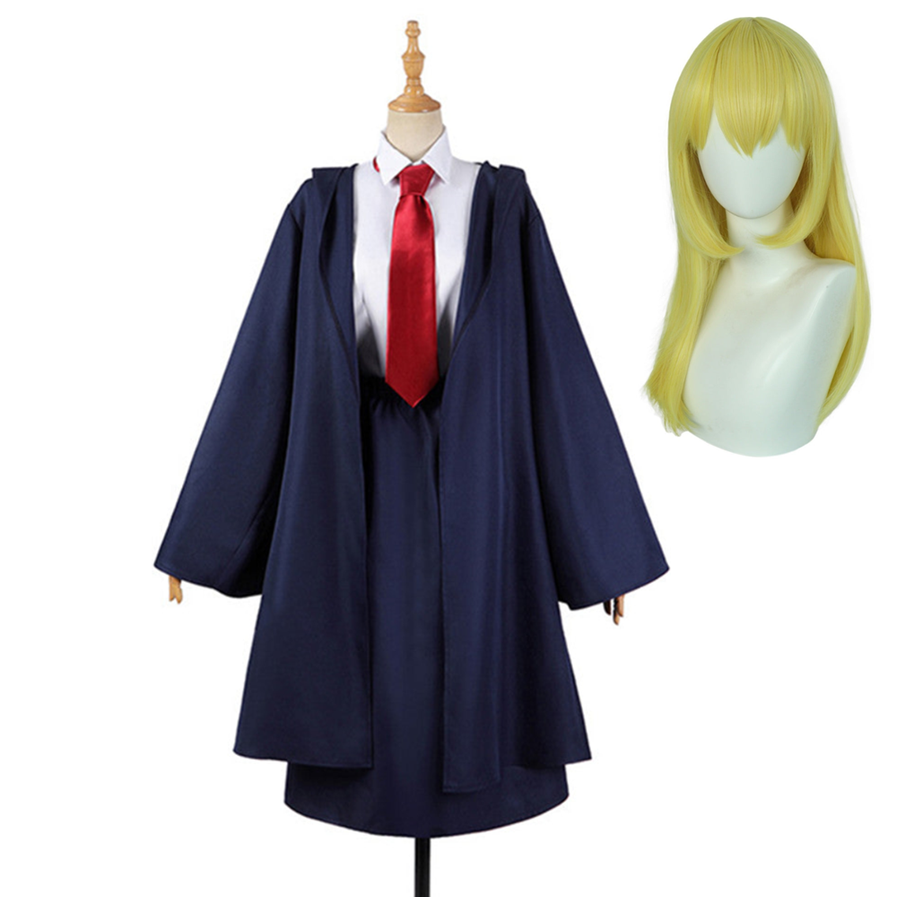 Anime Mashle: Magic And Muscles Season 2 (2024) Irvine Lemon Dark Blue Dress Set Outfits Cosplay Costume Suit