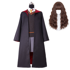 Adult Movie Harry Potter Gryffindor Uniform Hermione Granger Cosplay Costume For Adults Halloween Carnival Suit