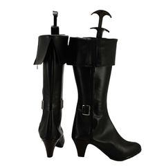 Game Resident Evil 4 Ada Wong Black Shoes Boots Cosplay Accessories Halloween Carnival Props