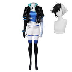 Mv Rivals (2024) Luna Snow Blue White Outfits Cosplay Costume