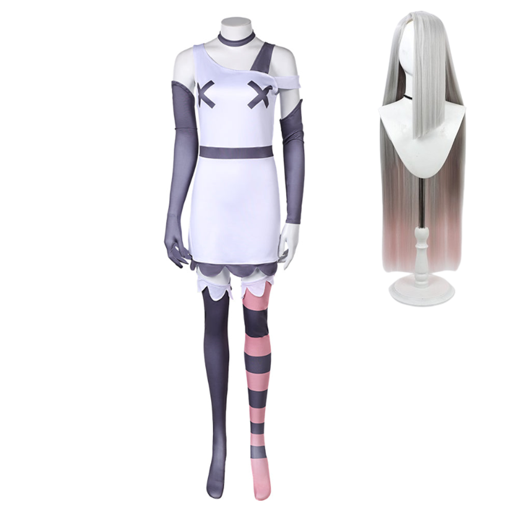 TV Hazbin Hotel (2024) Vaggie Dress Outfits Cosplay Costume Halloween Carnival Suit